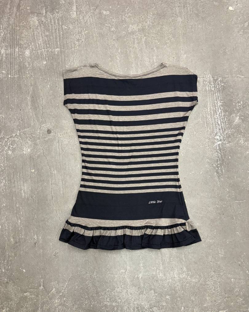 Vestido Stripes - Azul/Gris